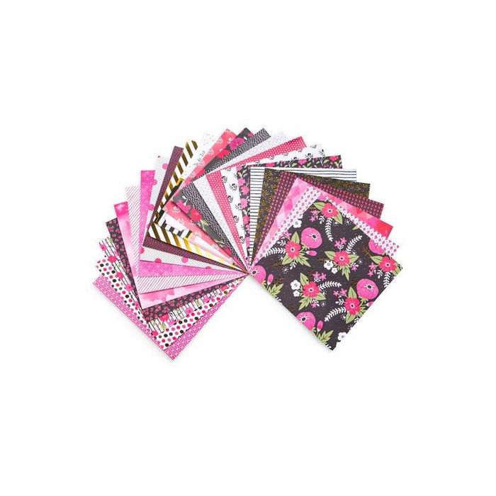 Bloco de papel Bella Flora scrapbooking