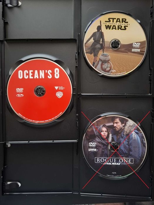DVD's - Star Wars, Ocean's 8, 24 Horas e documentário Séc. XX