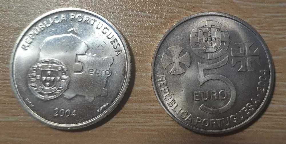 Moedas Euro em Prata