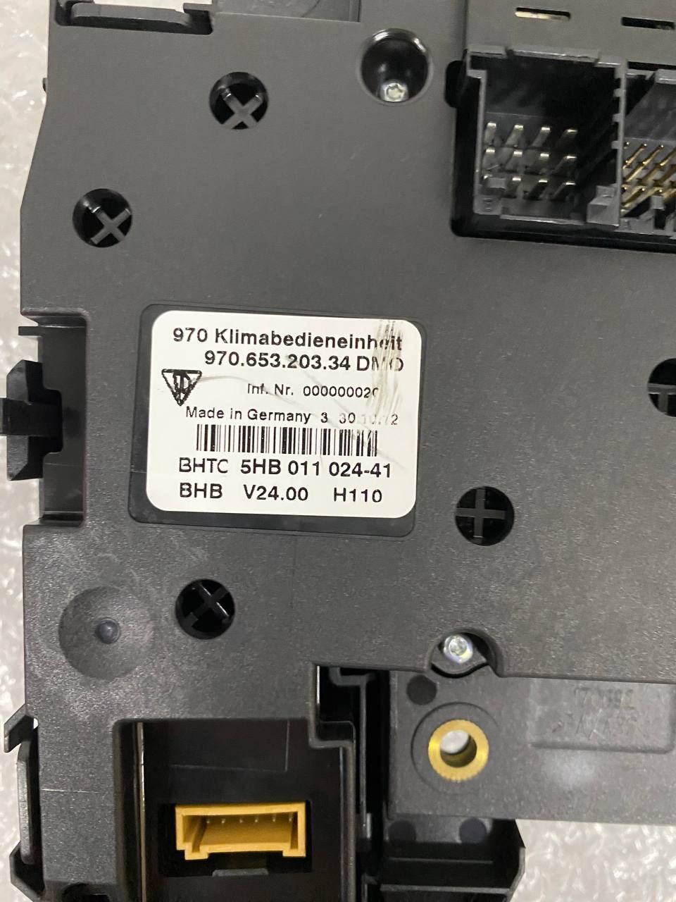 97065320334DMO Блок управления климататом Panamera 970 2010-2016