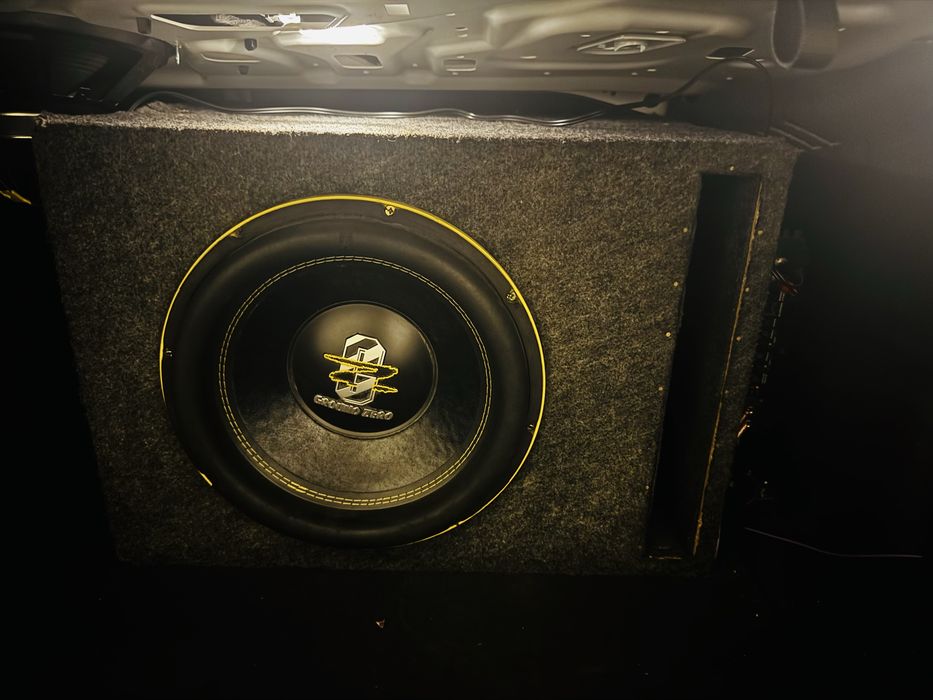 Wzmacniacz + subwoofer 1500W RMS GROUD ZERO GZHW 30SPL D1 OKAZJA!