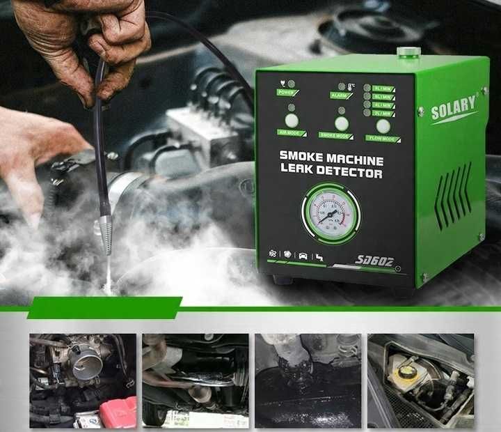 SOLARY SD602 Generator dymu Tester szczelności Zadymiarka ZESTAW