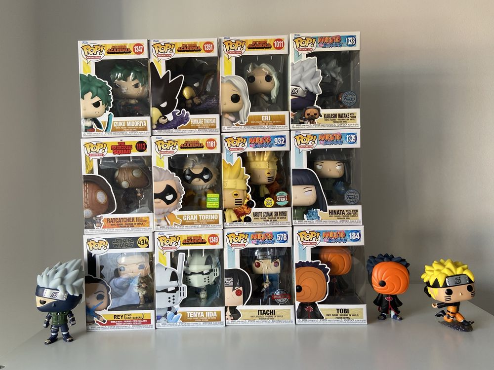 Funko Pop - Naruto, My Hero Academia, Star Wars e DC