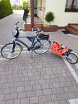 Rower batavus bolero z przyczepka 61 rama miejski Holenderski