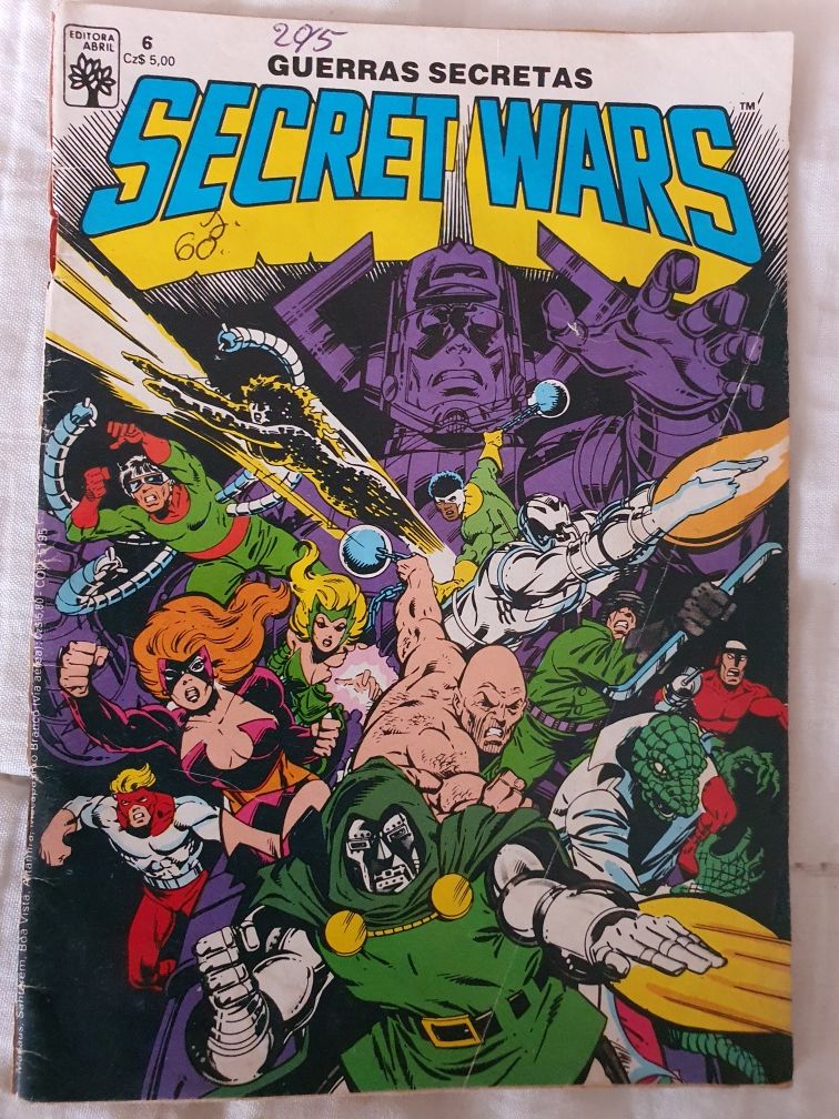 Guerras Secretas Secret Wars 5 BD Inclui n°1