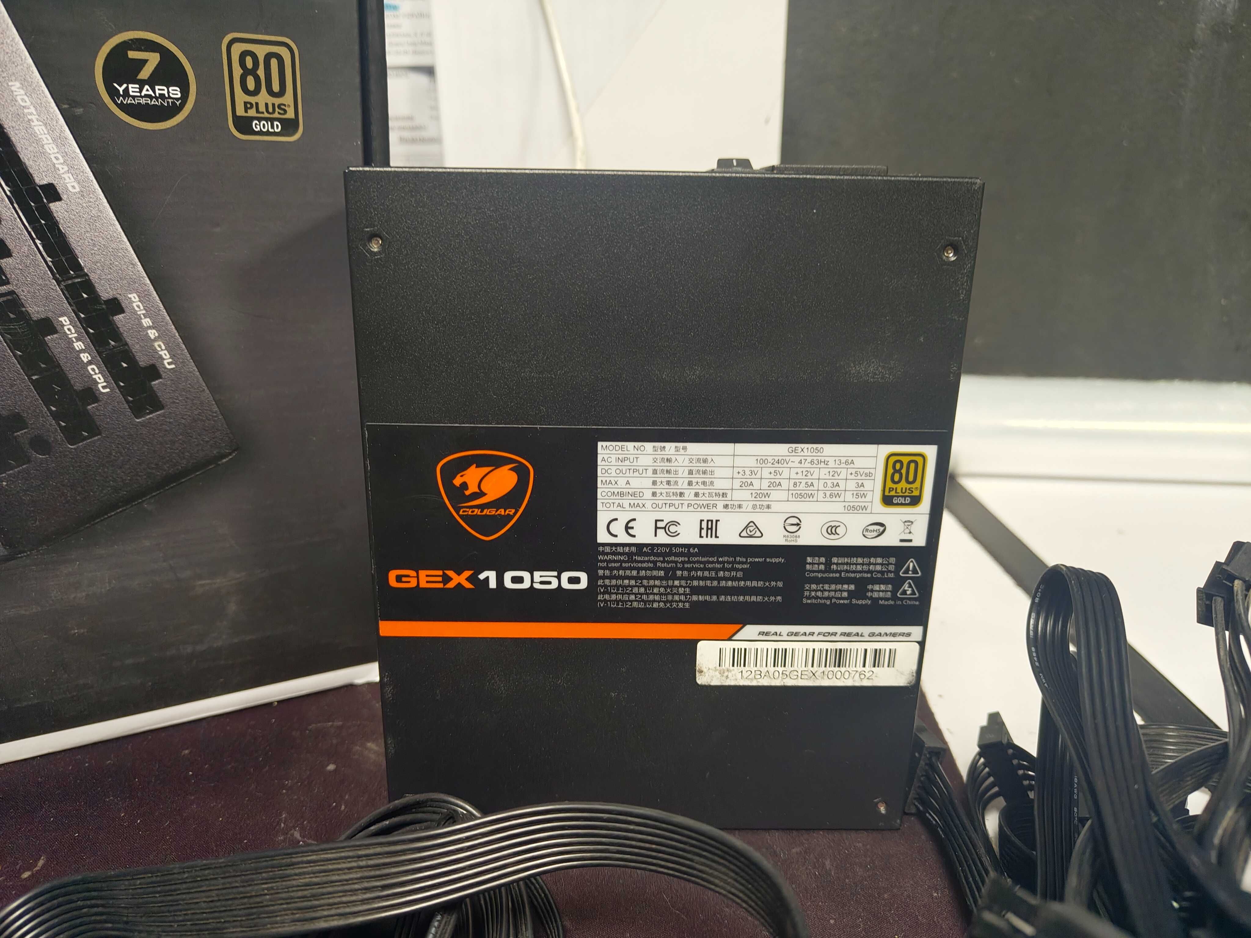 Блок живлення Cougar 1050W (GEX 1050)  модульний