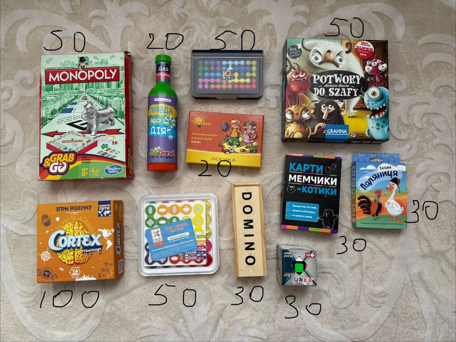 Настільні ігри та головоломки