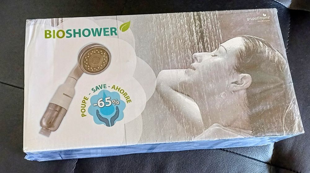 Chuveiro purificador com poupança de água