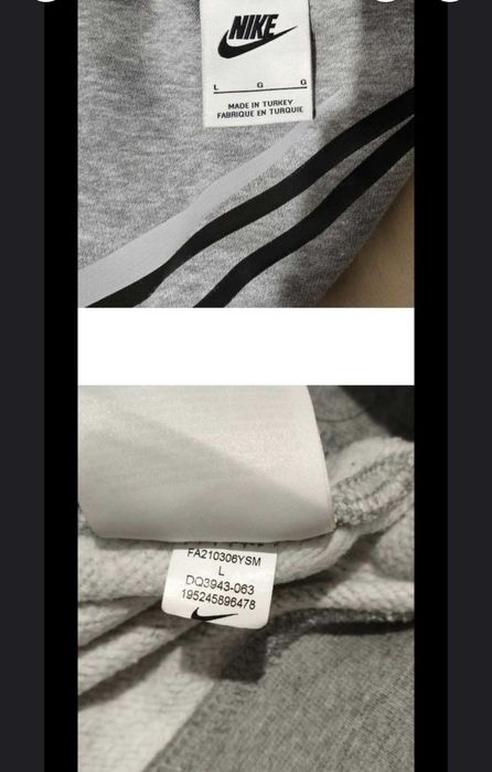 Кофта Nike Sportswear Multi Swoosh Graphic Cotton Fleece (Оригінал) L