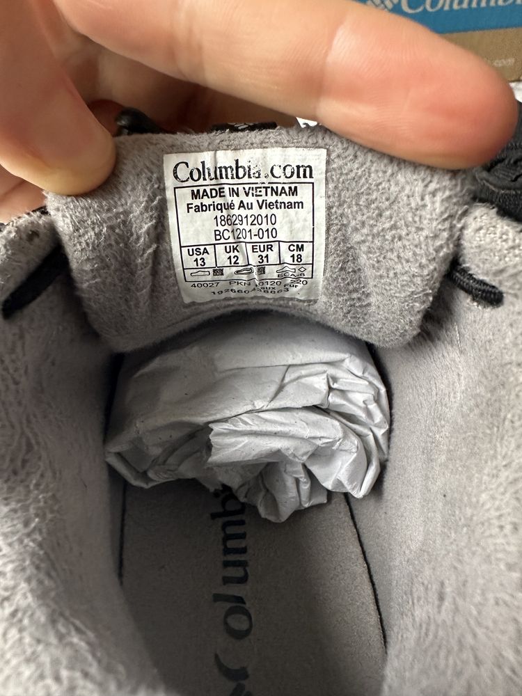 Детские ботинки Columbia