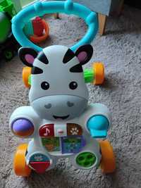 Jeździk pchacz zebra fisher price