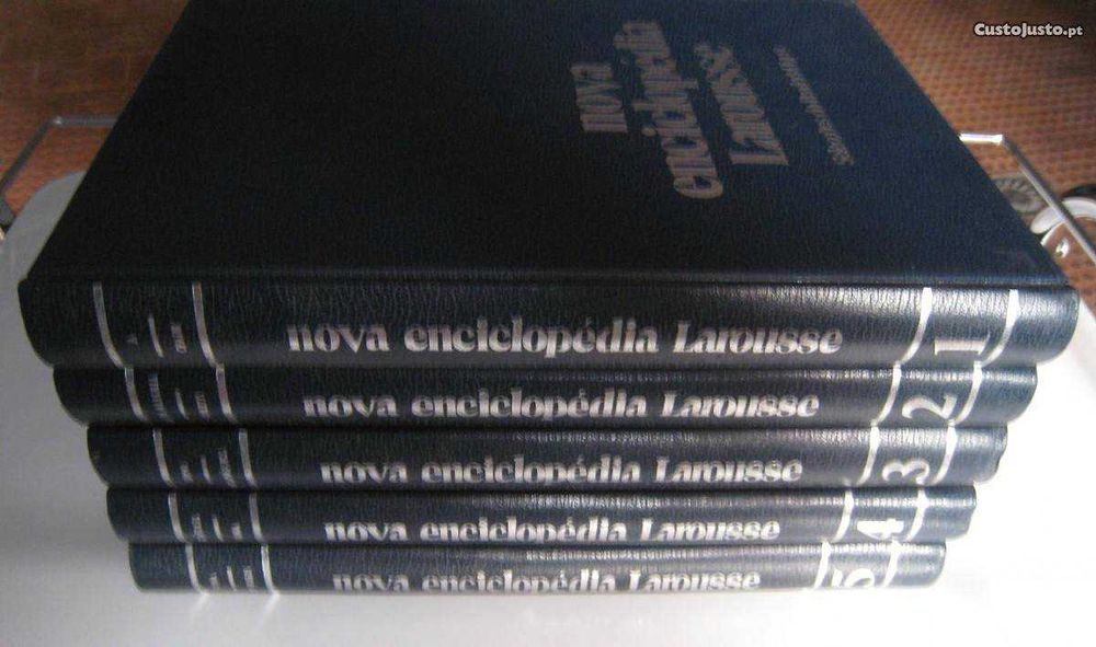 Nova Enciclopédia Larousse (5 volumes, completa)