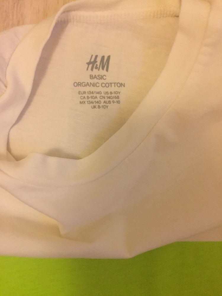 Фирменная футболка H&M 134-146см