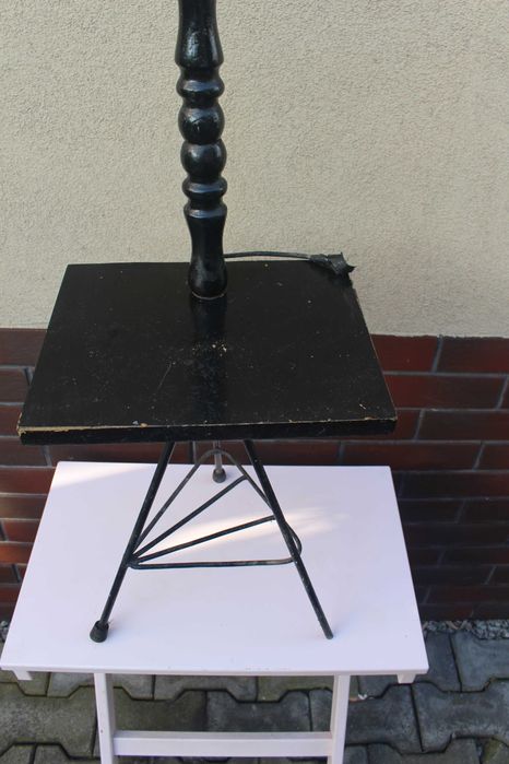 stara lampa podłogowa prl