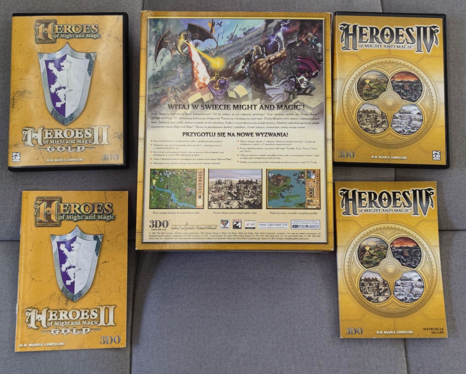 Heroes IV polskie wydanie big box