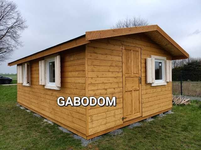 Domek drewniany letniskowy 24m2JACEK domki na działkę ROD z montażem