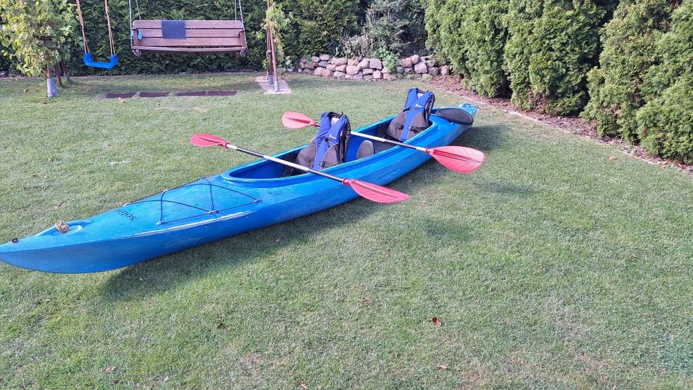 Kajak Solina Roteko 2+1 HDPE rodzinny, wyprawowy.