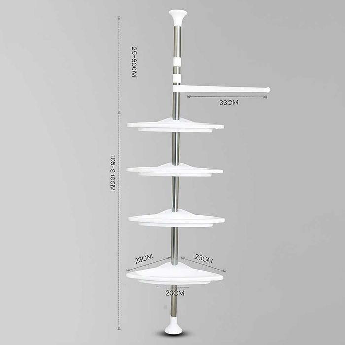 Угловая полка для ванной Multi Corner Shelf