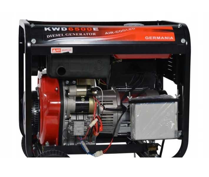 KRAFT&DELE generator prądotwórczy agregat DIESEL 6500W 400V  KD120