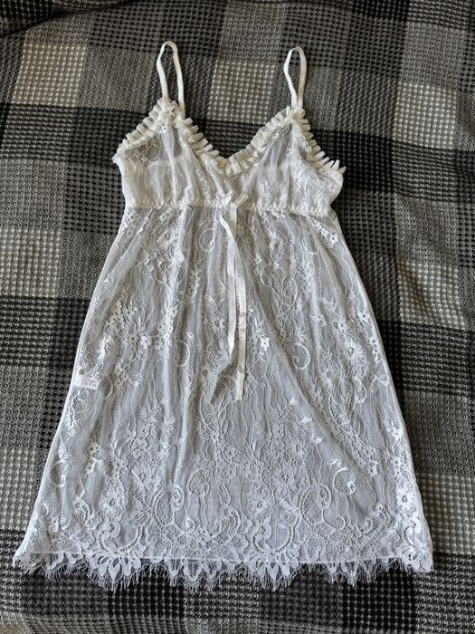 Пеньюар, кружевной халатик