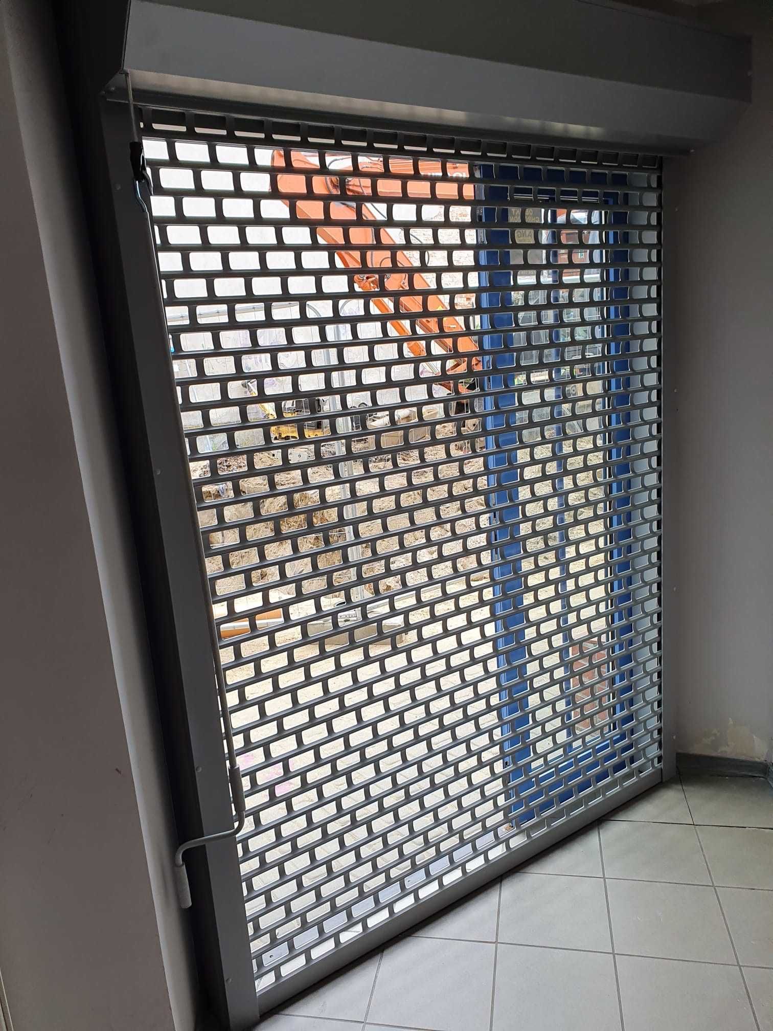 KRATA ROLOWANA Zwijana Kraty Antywłamaniowe Sklepowe na okna drzwi 24h