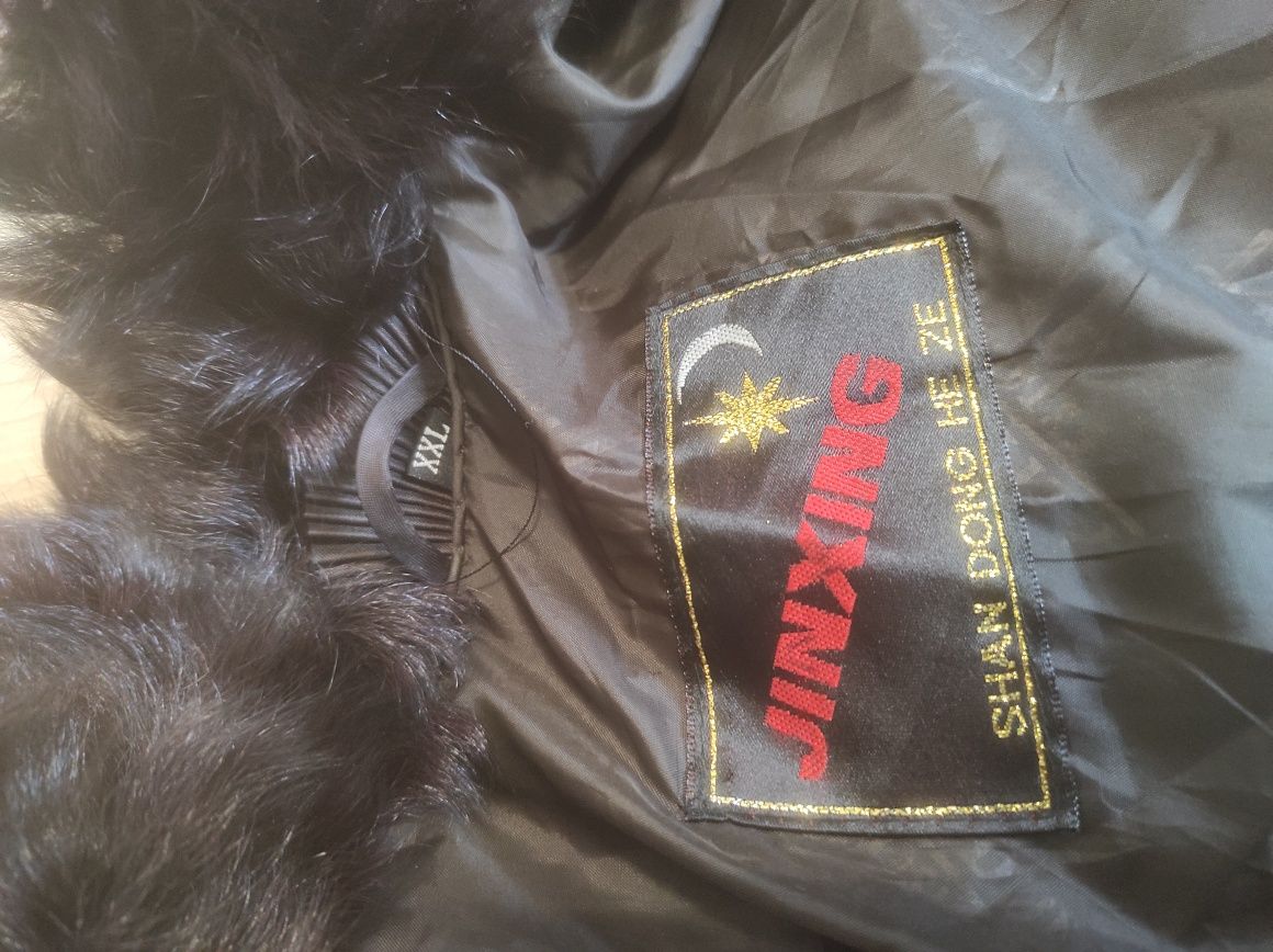 Alfred Dunhill futro z kozic górskich rozm XXL