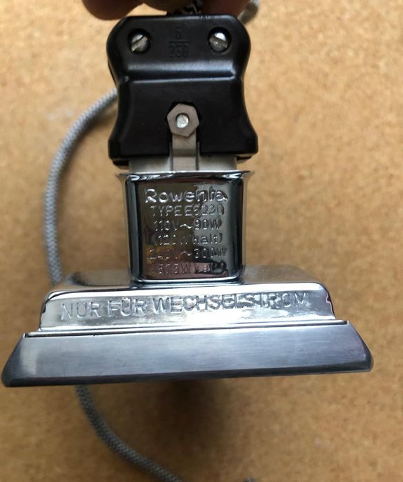 Żelazko vintage małe ROWENTA