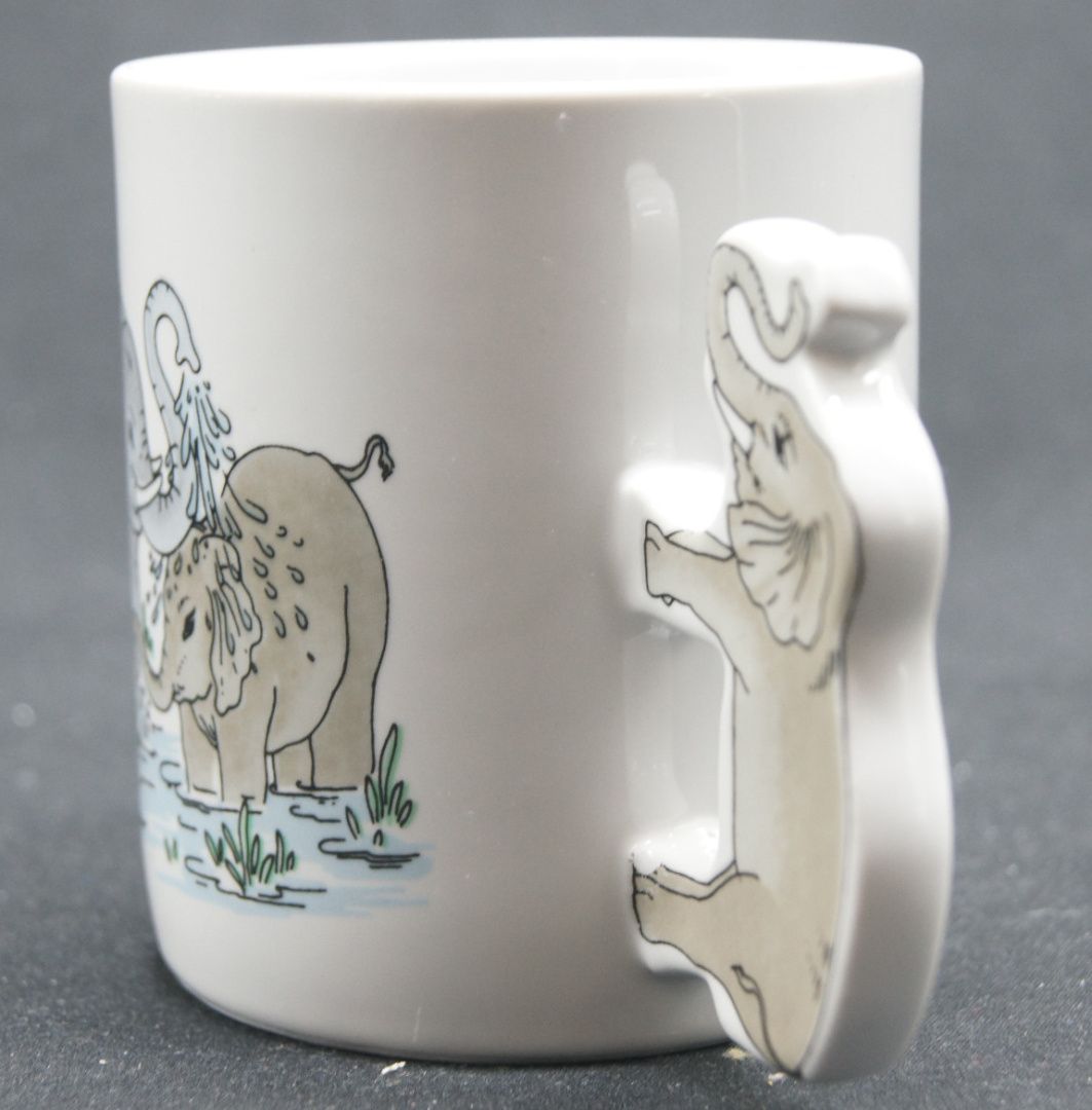Kubek Porcelana Sandra Rich słoń słoniątko
