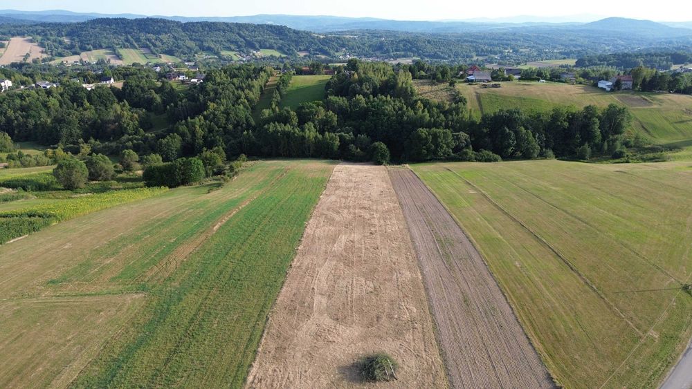 Piękna widokowa działka rolna w Woli Radziszowskiej 0,67 ha