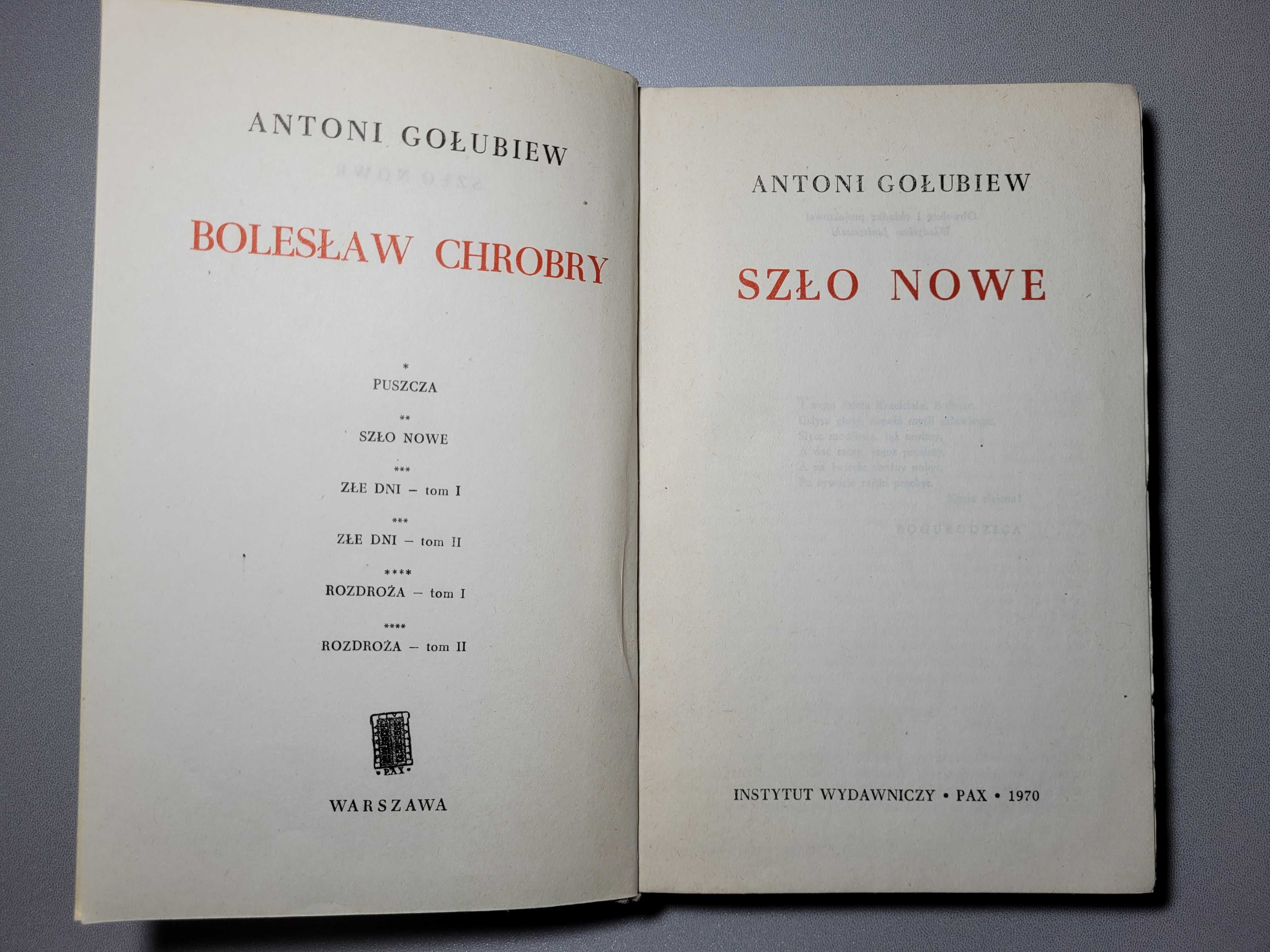 Bolesław Chrobry - Antoni Gołubiew Pax Warszawa 1970r. - 6 części