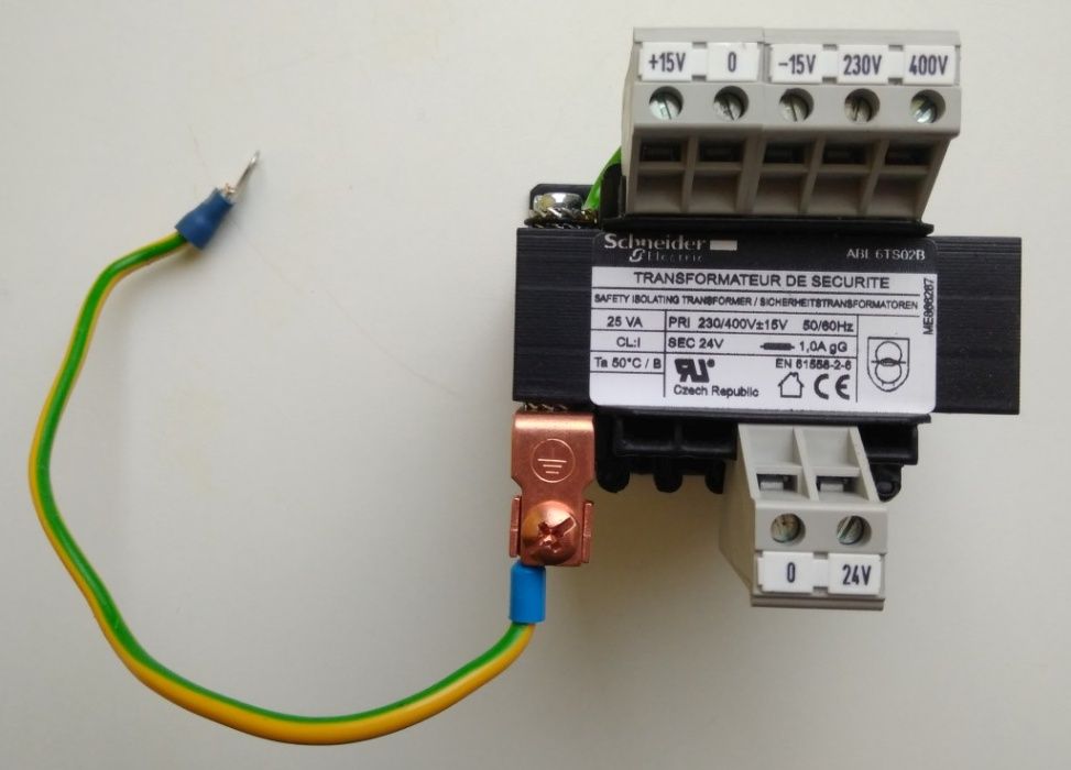 TRANSFORMATOR bezpieczeństwa 1-fazowy 25VA 230(400)V 24V ABL6TS02B