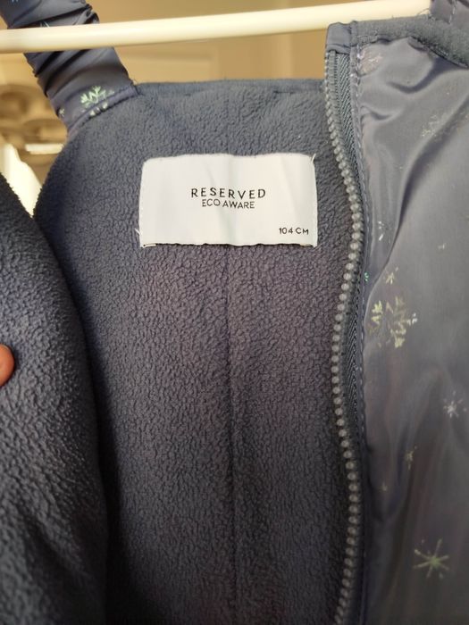 Spodnie zimowe na szelkach Reserved 104