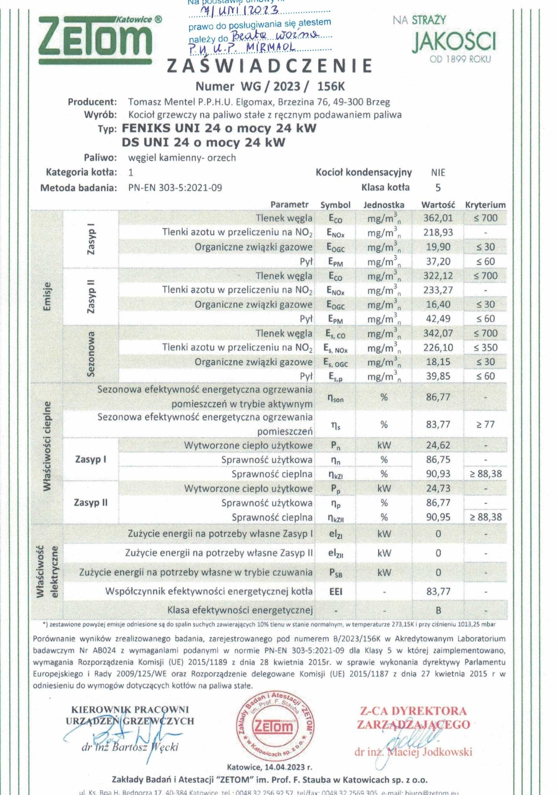 DREWNO 5 KLASA Kocioł Piec 24KW 280m2 UNI Uniwersal WĘGIEL !GRATISY!
