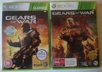 Zestaw dwóch gier Gears of War xbox 360 płyty bez rys