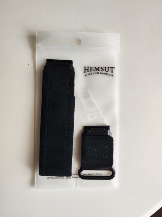 Ремінець Hemsut на Garmin ремешок шкіряний зарядка переходник