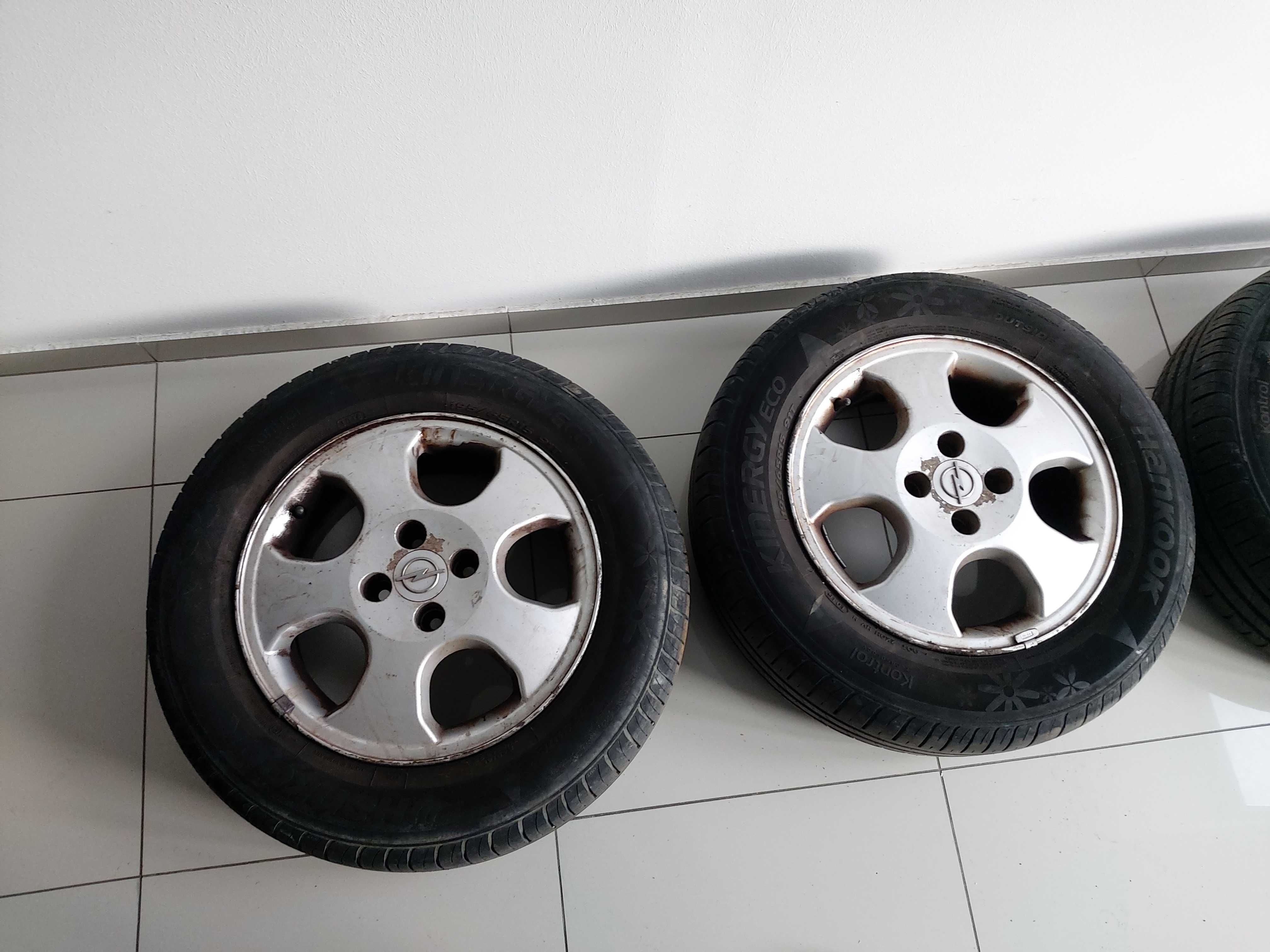Koła do Opel Astra G aluminiowe felgi opony letnie Hankook Kinergy Eco