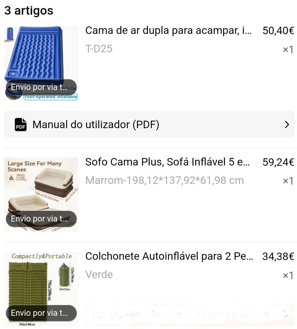 3x Colchões Insulfláveis Confortáveis CAMPISMO e sofá multiusos NOVOS!