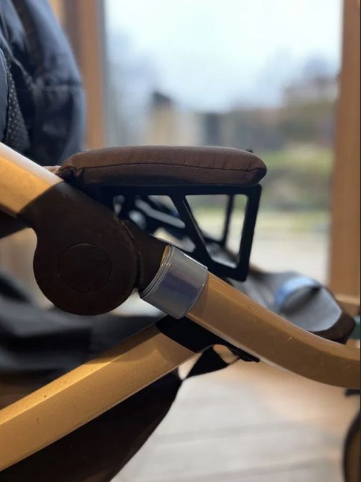 Zestaw wspornik podnóżka i oparcia + zapadka do wózka THULE połysk