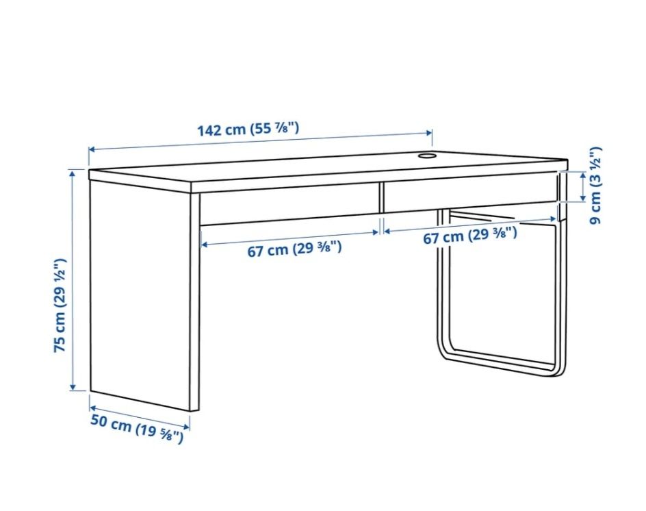 Secretária Micke IKEA