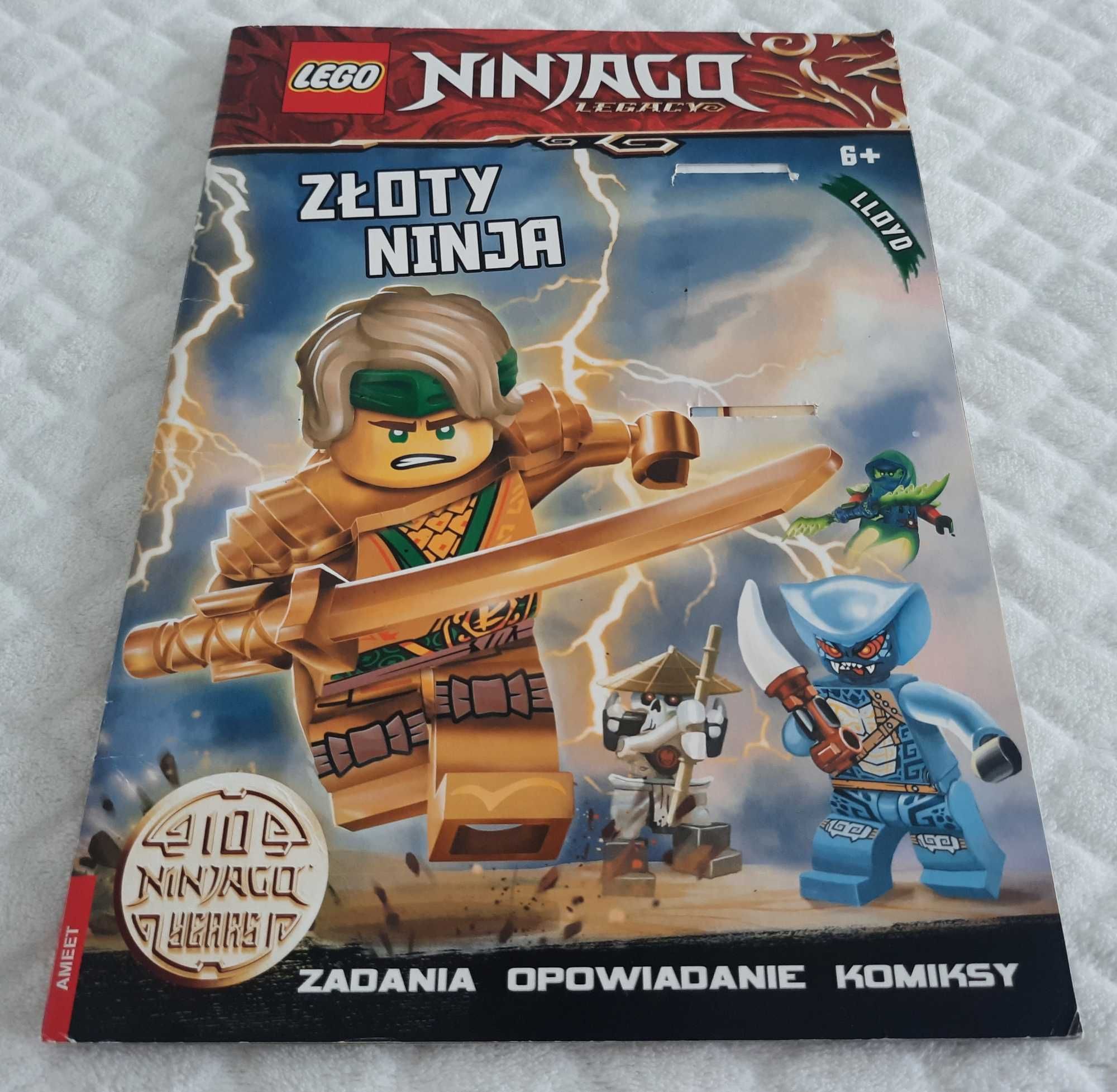 Lego Ninjago Legacy, Złoty ninja, Ameet, 2022 (Książeczki dla dzieci)