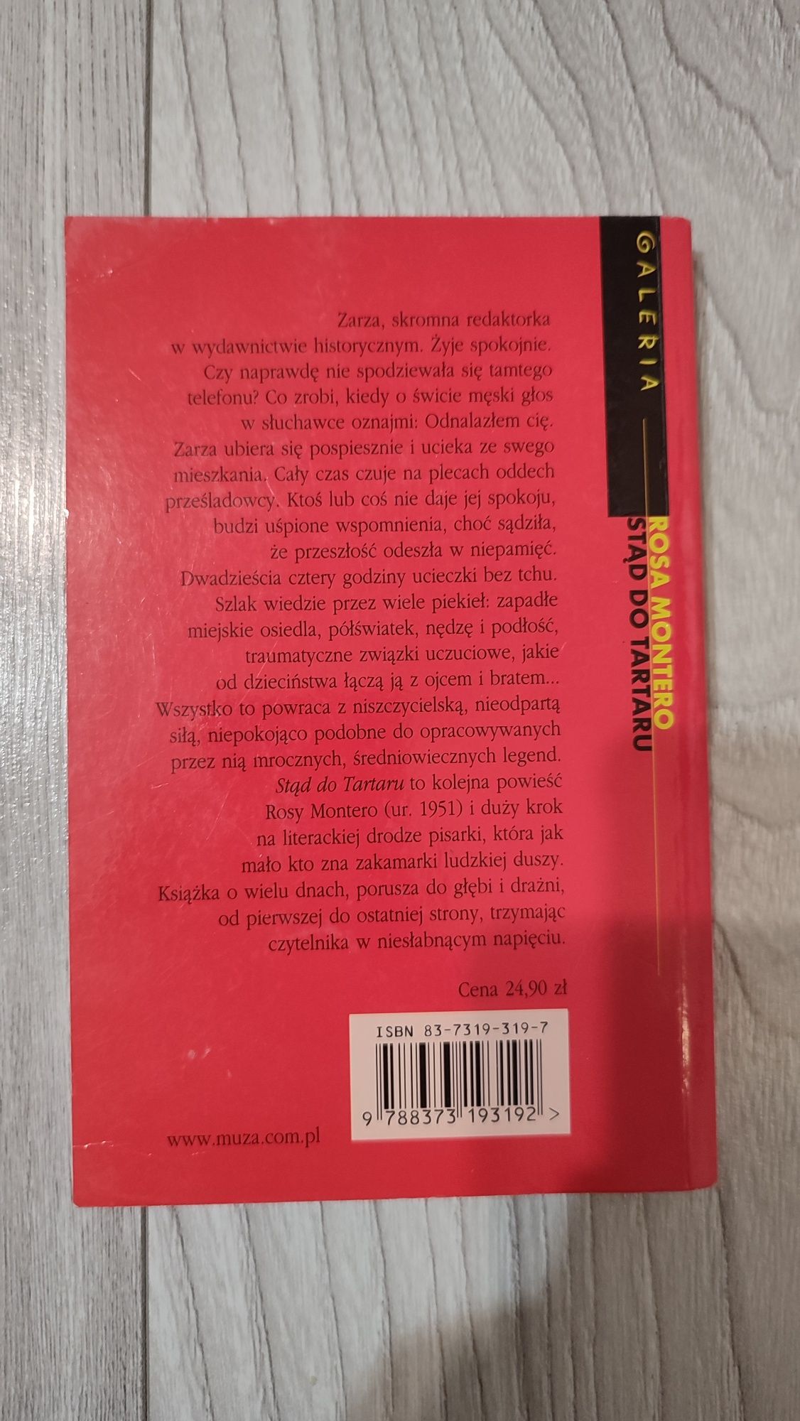 Stąd do tartaru Rosa Montero
