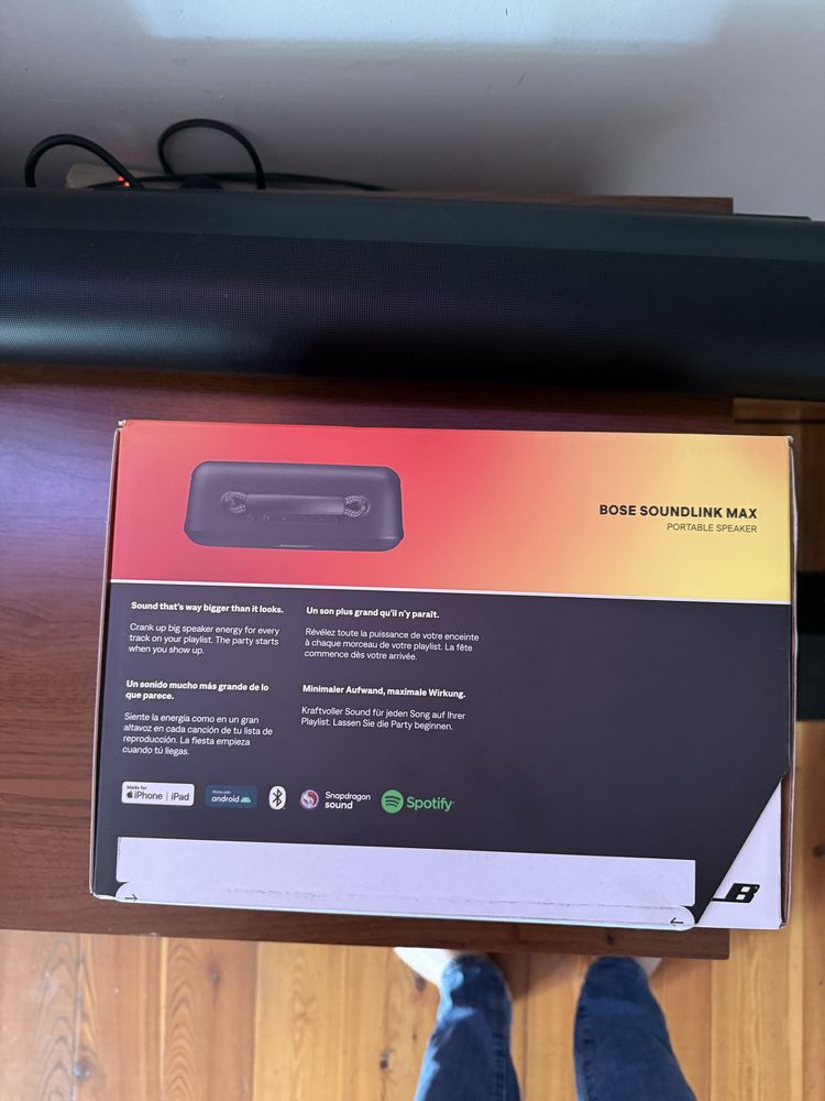Bose Soundlink Max -Nowy - gwarancja 04.27