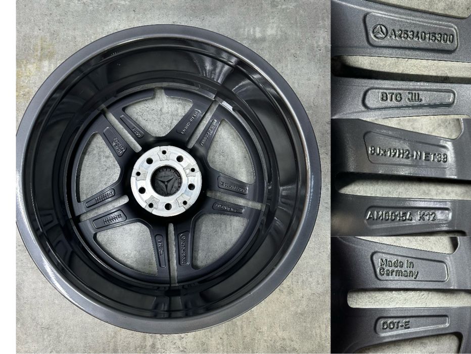 Оригінальні диски Mercedes GLC W253, GLC Coupe, EQC W223 AMG 5x112 R19