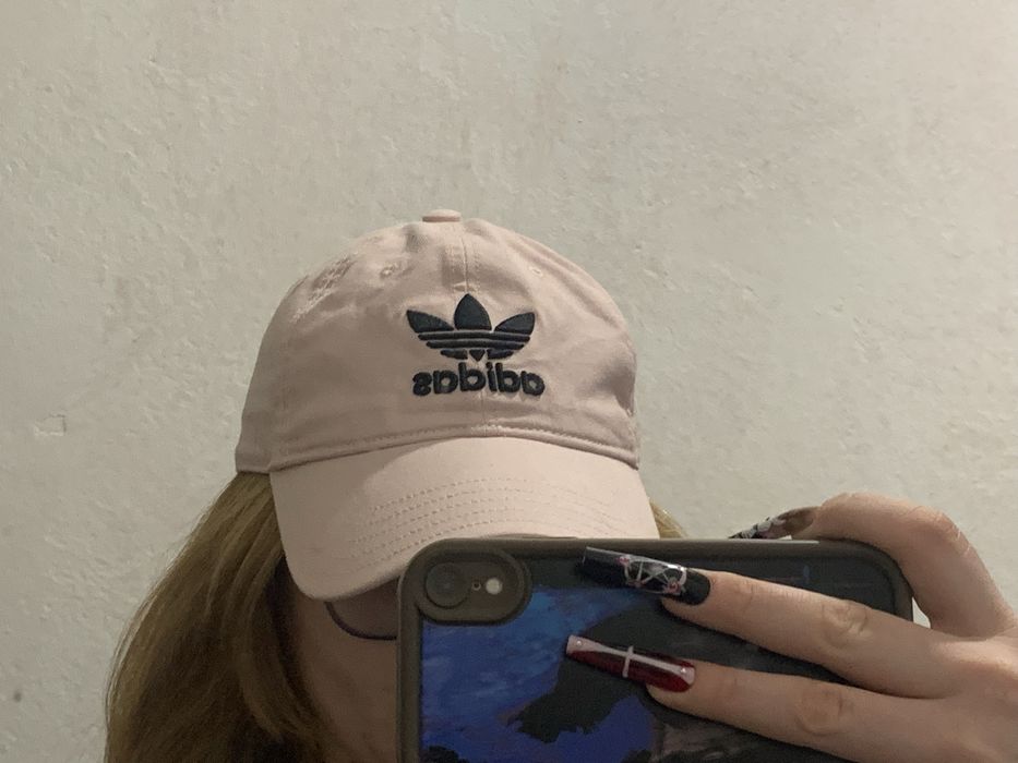 Оригінальна кепка Adidas пудро-рожевого кольору