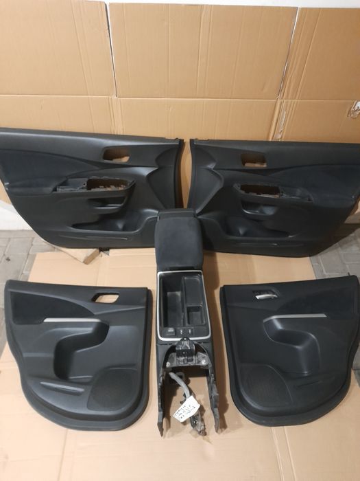 Карти дверні дверей обшивка+ підлокітник салону Honda CRV 12-17 Хонда