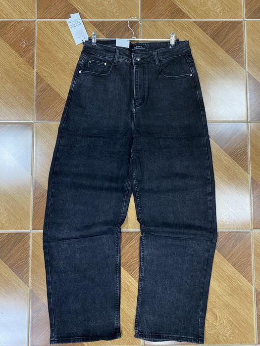 Джинси Flared Baggy широкі беггі джинси чорного кольору