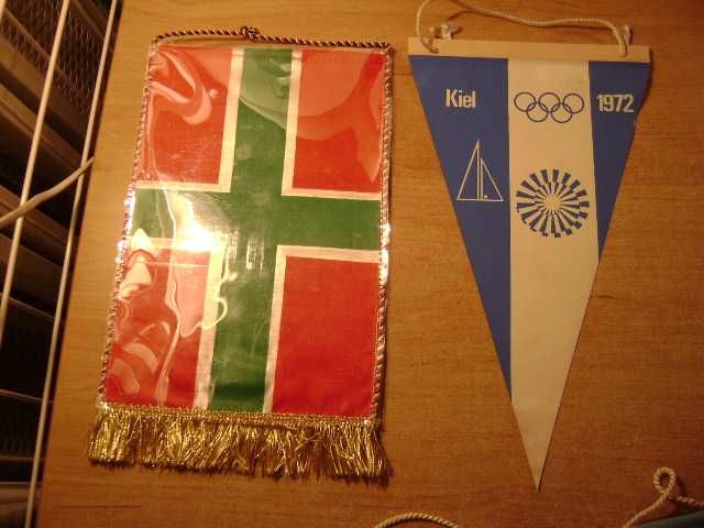 Starocie z PRL - Zestaw 6 proporczyków z czasów PRL