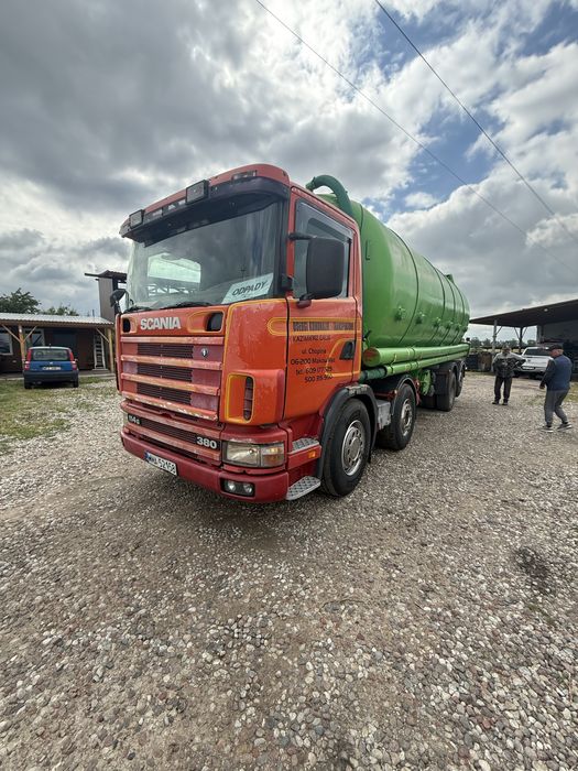Scania beczka specjalny szambiarka asenizacyjny 8x2