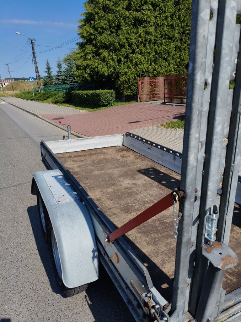 DMC 2700 kg. Przyczepa pod minikoparkę wozidlo i inne maszyny budowlan