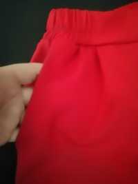 Женские брюки красные, бордо